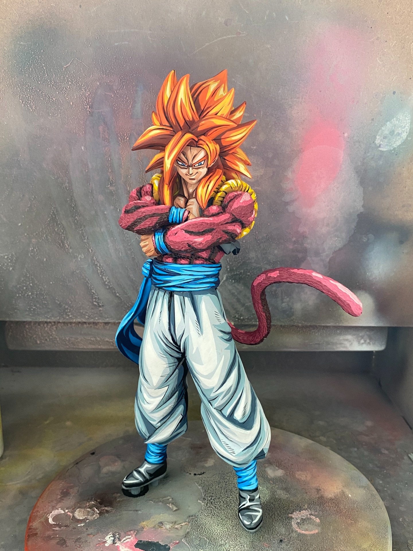 2d comic color Dragon Ball figure repaint-Gogeta-ssj4 – Lyk Repaint